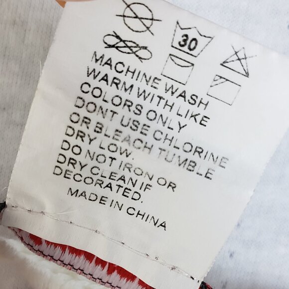 Vintage Y2K Boho Striped Colorful Fringe Crochet Knit 70s Sleeveless Top sz L/XL - Picture 7 of 8